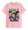 K-pop Zoev Demon Hunters Anime Graphic Print T Shirt Men Women's Harajuku Fashion Oversized T-shirts Casual Cotton Tops T-Shirt