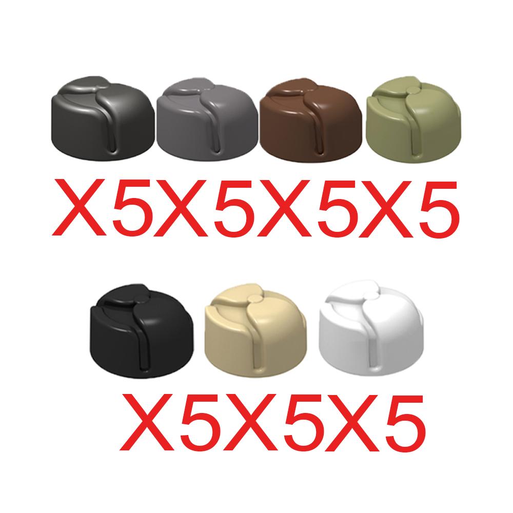 MOC Building Blocks Character Accessories Explosion-Proof Helmets Hats Gas Mask Knife Stands Mechanical Dog Drones DIY Toy Gift