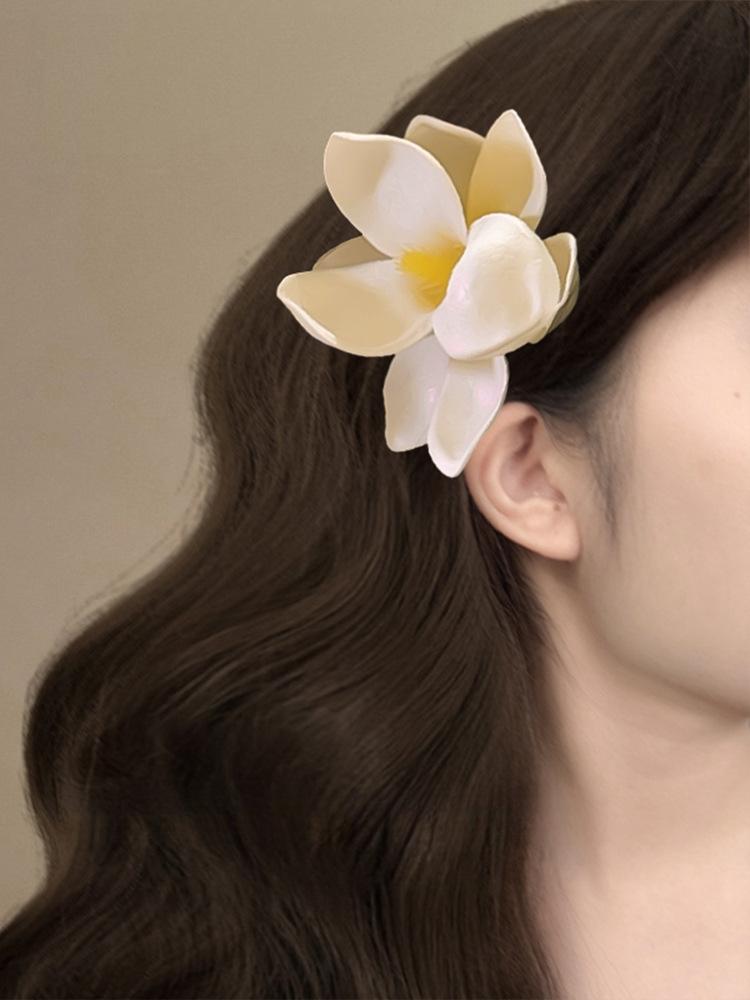 Holiday wind egg flower other side flower grab clip sweet girl bangs side hairpin bohemian hair accessories