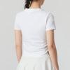 Adidas Comfortable Skin-Friendly Soft Versatile Short Sleeve T-Shirt Women Tops White JY8571