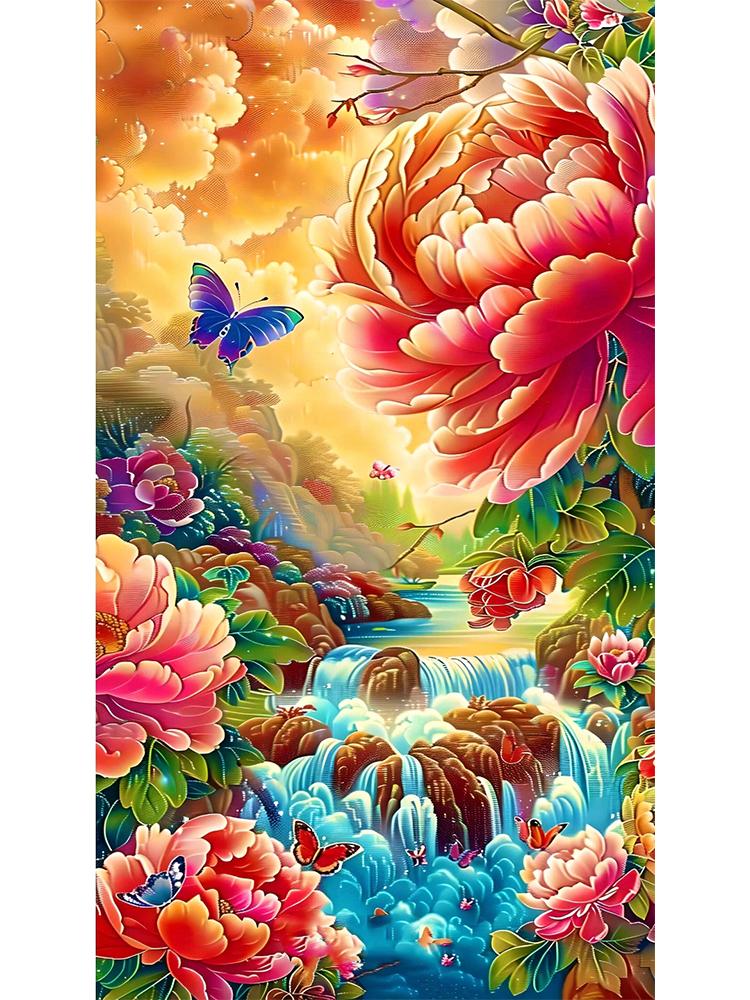 

Полный квадратный круглый 5DDIY алмазная вышивка новинка 2024 года картина бабочка любовь цветок вышивка крестом мечта мозаика настенное искусство Full Round 20x40CM