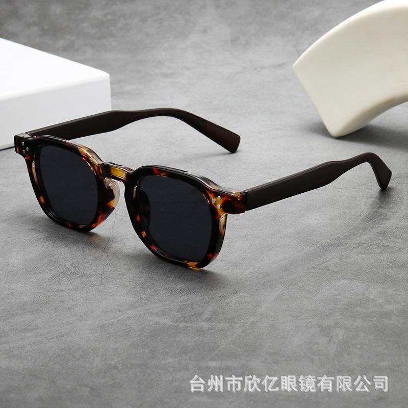 New retro thick oval small frame high-end women's sunglasses, sun protection, ultraviolet men's sunglasses