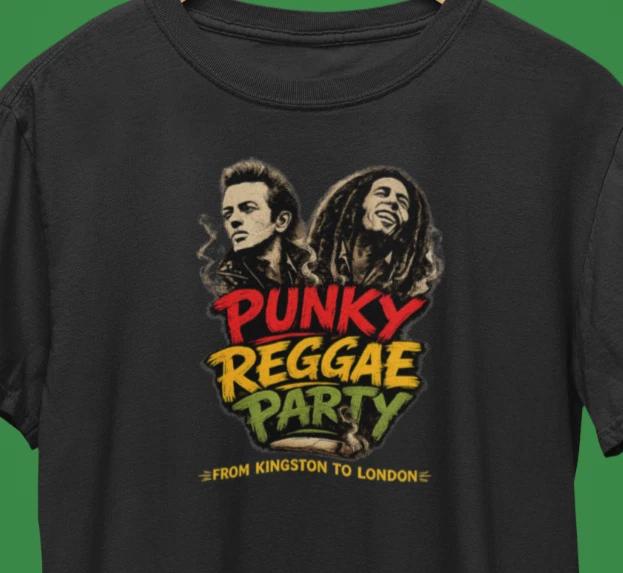 Joe Strummer Bob Marley Punky Reggae Party Vintage Style T-Shirt / Retro Tee S