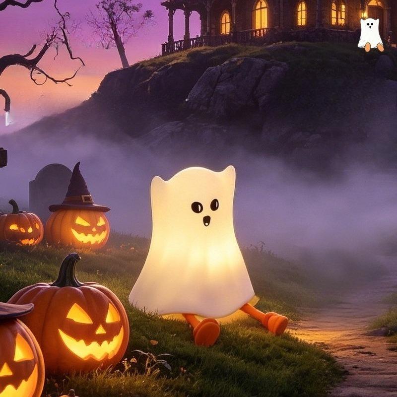 Cute Magician Night Light USB Rechargeable Bedside Nightlights Dimming For Children's Halloween Party Holiday Gifts Bedroom Deco