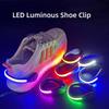 LED Luminous Shoe Clip Light Outdoor Running Cycling Bicycle RGB Novelty Lighting Safety Night Warn Lamp Glowing