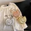 Conch Shape Evening Clutch Purse Acrylic Fashion Evening Bags Stylish Shoulder Bag Chain Strap Purse for Wedding Party
