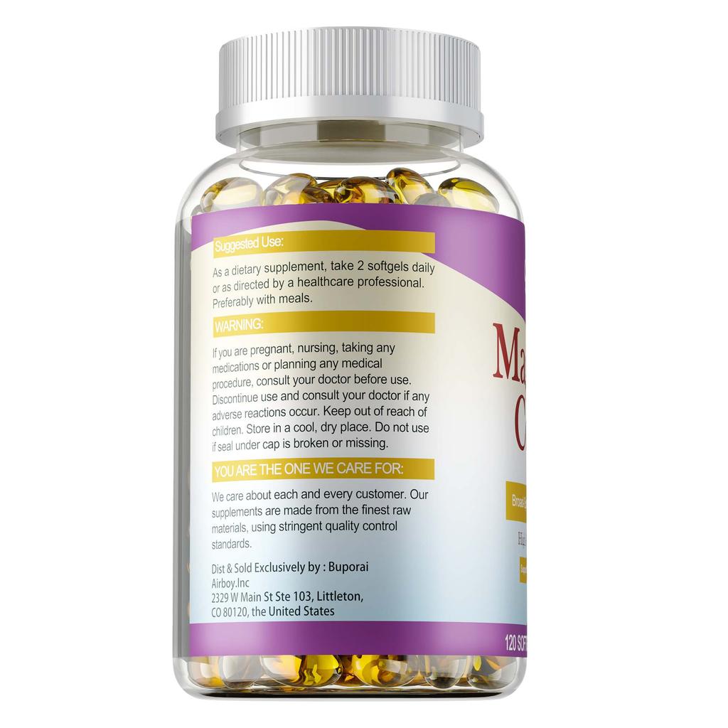 Capsule Complesso di Magnesio, Integratore Multimagnesio, Rilassamento Muscolare, Salute delle Ossa, Integratore Alimentare