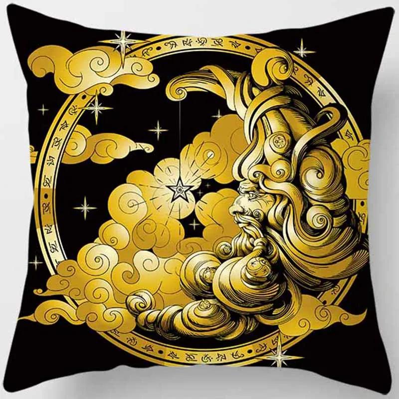 Mandala Mysterious Retro Religious Yoga Taie d'oreiller, Symdazers, Home Decorative Cojines, Sofá Poduszka