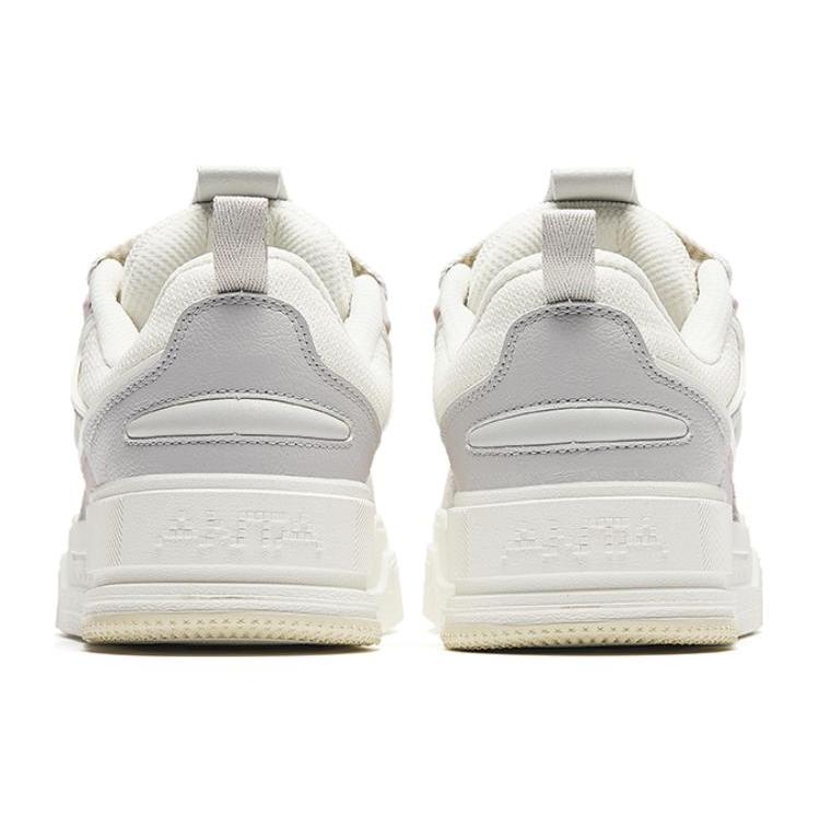 Anta Slightly Sweet Puffy Shoes Comfortable Slip Resistant Abrasion Resistant Low Top Skateboard Shoes Men's 912348001-4