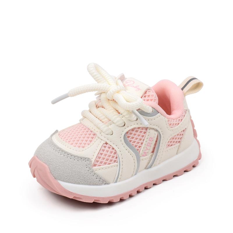 

Children s Sneakers Kids Fashion Design Three Colors Non-slip Casual Shoes for Boys Girls Breathable Toddler Outdoor Shoes MY245 20 розовый