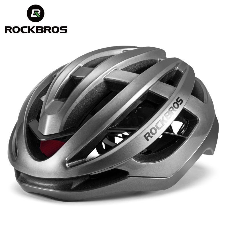 ROCKBROS Fahrradhelm Integral geformt Ultraleichthelm Atmungsaktiv Herren Damen Sicherheitskopfkappe MTB Rennrad Radsporthelm