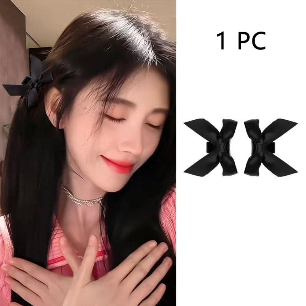 Sweet Bow Hairpin Pink Hair Claw Clip Headdress Bowknot Hair Clips  Girls