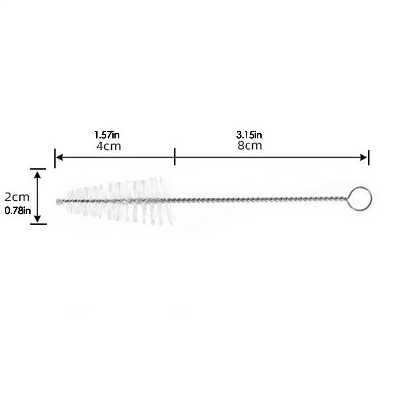 Nozzle Cleaning Brush Cake Decorating Mouth Brush Portable Tube Brushes Pipe Brush Triangle Cleaner For Cake Baking Tools