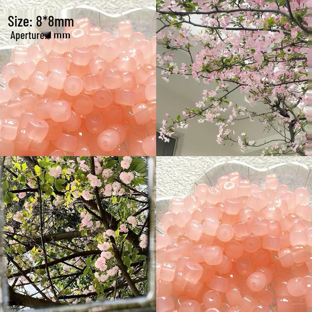 Frühlingskollektion: 8mm Lampwork-Perlen zum Basteln von Schmuck & Armbändern