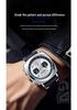 AOCASDIY Men's Outdoor Sports Quartz Watch - Luminous, Waterproof, Leather Strap