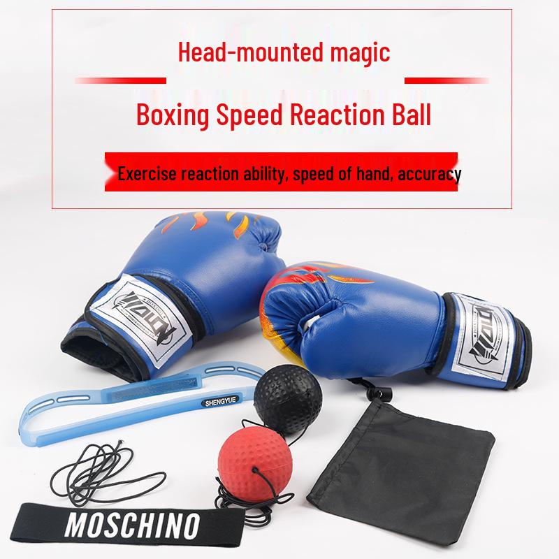 Head-Mounted Boxing Reaction Ball for Speed, Coordination, and Stress Relief