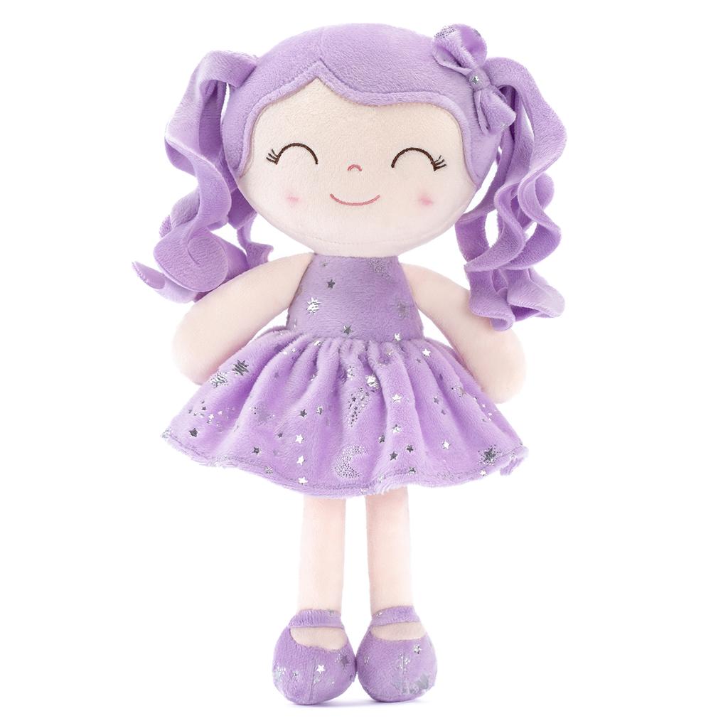 Baby Doll Curly Hair Starry Sky Series Christmas Gifts Doll Collection Ideas Baby's First Birthday Gift Purple