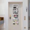 1PC Over Door Hanging Organizer with Mesh Pockets Large Wall Mount Storage for Home Essentials Bathroom Organization