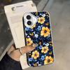 Case for iPhone 17 Pro Max 14 XS Air XR 16 15 Plus 13 Pro 12 11 Back Phone Cover Pink Flower Sea