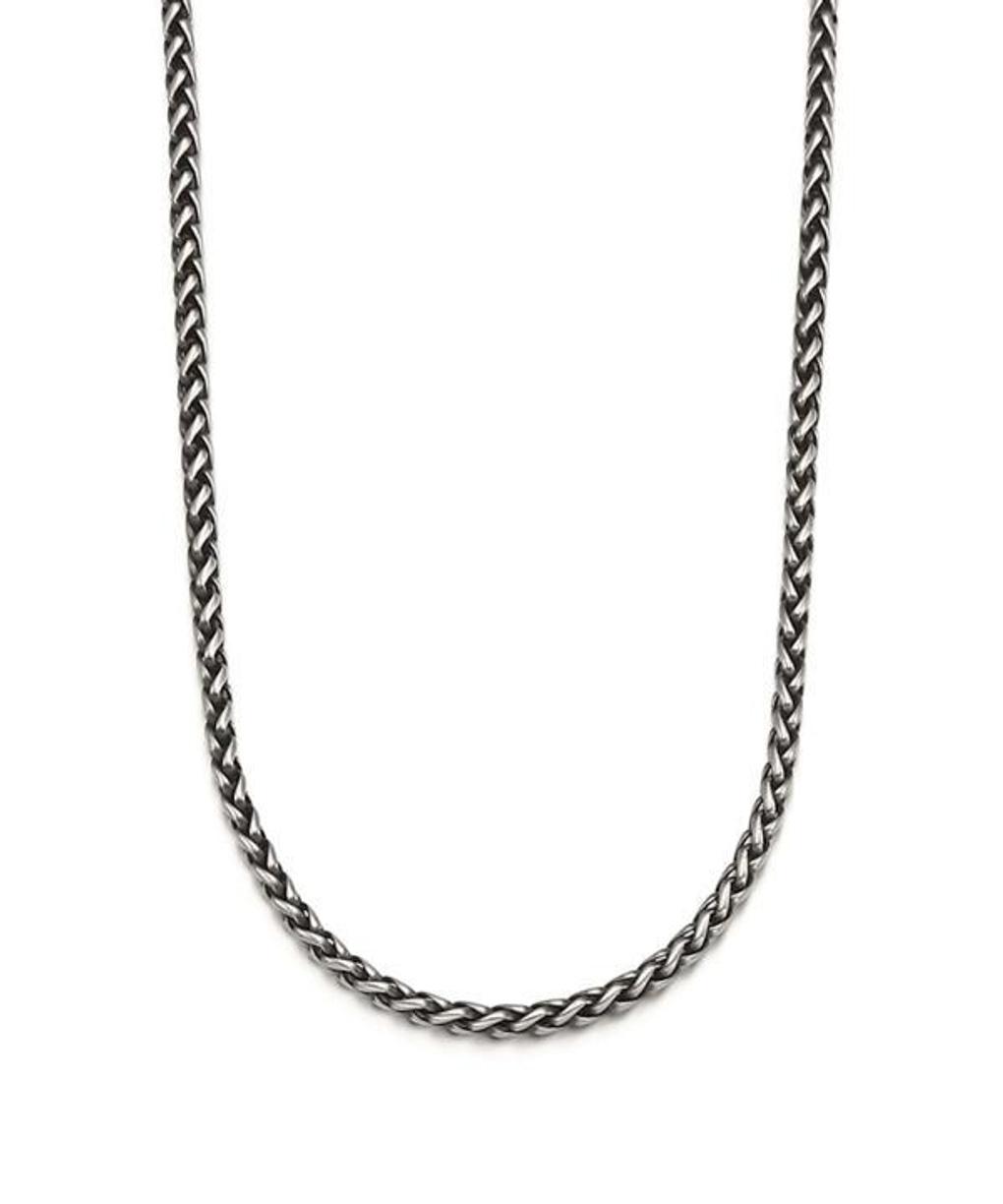 

Unisex Slim 4mm Chain Necklace OTN122220TSS Basic (photo color)