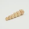 10Pcs Wooden Geometric Hexagon Beads DIY Unpainted Teether Necklace Accessory