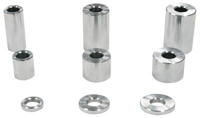NTB AS82-18-15 Universal Aluminum Spacer Inner Diameter: 0.3 X Outer Diameter: 0.7 X 0.6 Inches (18 X 15 Mm)