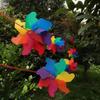 8/10pcs with Steel Wire Rope Hanging Windmill Plastic Windmill String Pinwheels  Yard and Garden