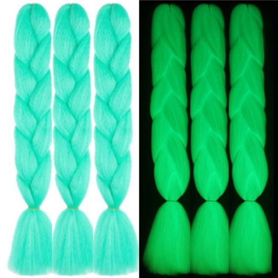 Glowing Braid Shining In The Darkness Prop High Anti-slip Smooth Realistic Decorative Role Play Temperature Silk Fluorescent