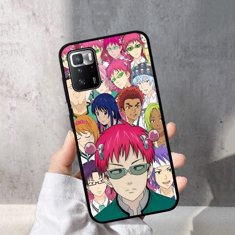 Saiki Kusuo No Psi Nan Phone Case For Redmi Note 4 X 5 A 6 7 8 T 9 9S 10 11 11S 11Epro Poco M3 Pro