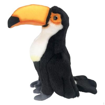 Imitation Toucan Bird Plush Doll Toy Learning Toys Soft for Boys Girls Gifts