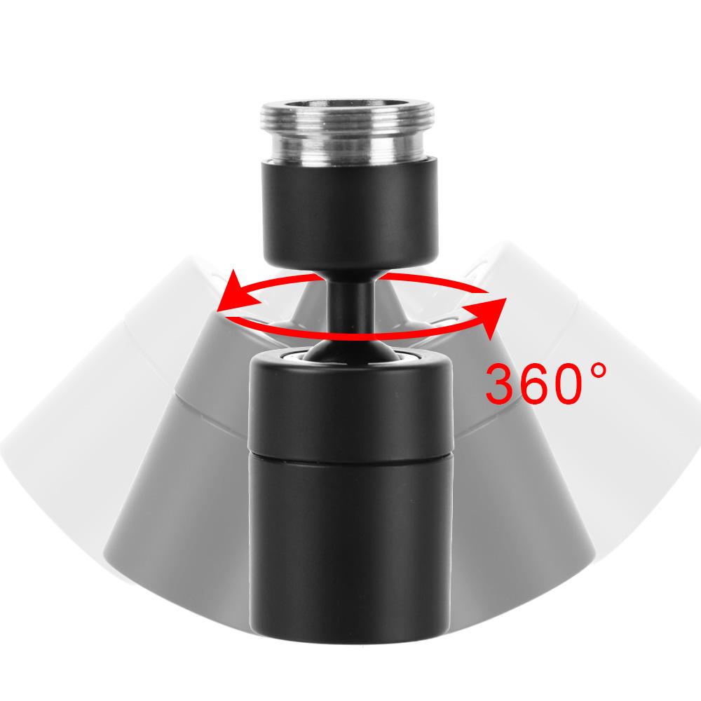 Kraansproeier 360° draaibare draaibare kraan Beluchter Waterbesparende sproeier Sproeier aanrecht Sproeierbevestiging Universeel Anti-spat