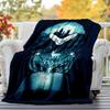 1pc Harry Potter Hogwarts Owl Outdoor Flannel Throw Blanket All Season Soft Warmth,Home Decor 1031042