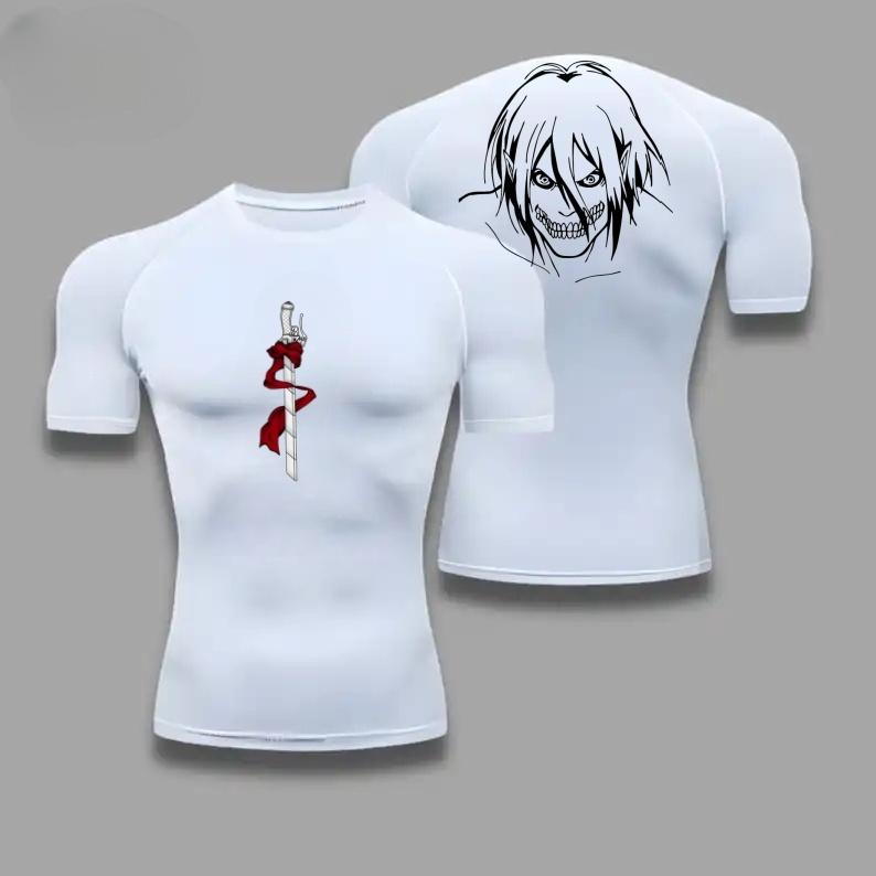 Bequemes Fitness-T-Shirt für Herren mit Rosen-Grafik, atmungsaktives Slim-Fit-Top für Sommer, Gym, Joggen, Training, elastisch, Fitness