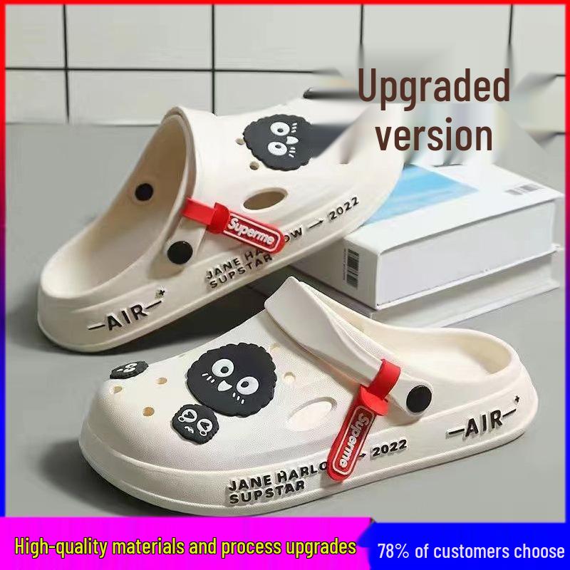 Herren Sommer Atmungsaktiv Dicksohlige Rutschfeste Lässige Strandsandalen