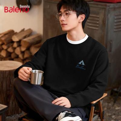 Moletom Masculino Baleno de Malha Waffle com Manga Longa