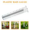7" Plastic Rain Gauge Replacement Tube Cold Resistance For Outdoor Garden Yard Home Garden Tool C2L5