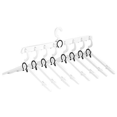 Folding Hangers Plastic Anti Slip Multifunctional Portable Travel Hangers Clothes Drying Rack for