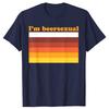 Lustig Ich bin Biersexuell Biertrinken LGBTQ Pride T-Shirts Herren Humor Streetwear T-Shirt Kurzarm Unisex Locker Rundhals Kleidung