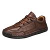 Brown Shoes for Men Genuine Leather Casual Shoes Size 48 Outdoor Hiking Sneakers Men Breathable Mens Shoes Zapatos De Hombre