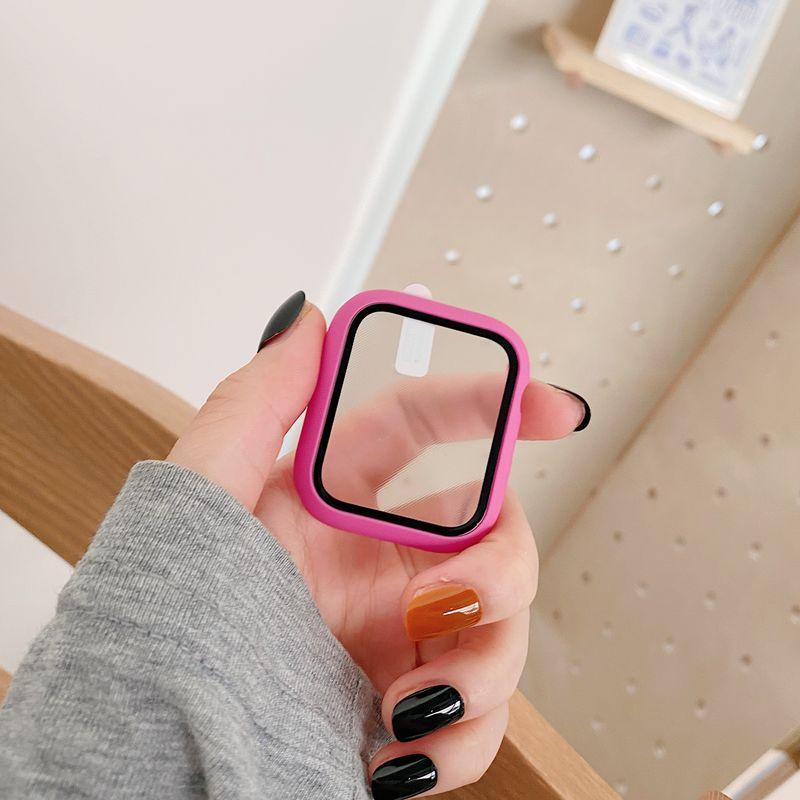 

S9 Apple Protective Film HD Watch Rose Red Case 42mm(10 generations)