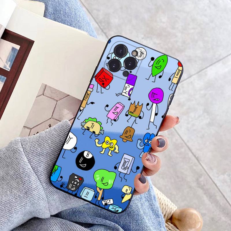 Bfdi Poster Battle For Dream Island Phone Case For iPhone 6 7 8 Plus 11 12 13 14 Pro SE 2020 MAX Mini X XS XR Back Funda Cover