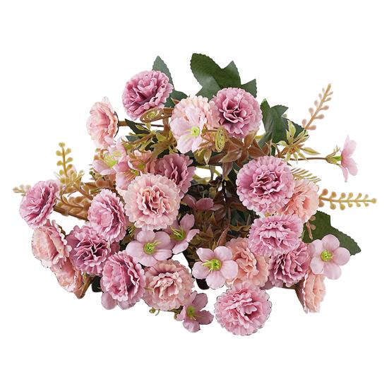 

Искусственный букет цветов Реалистичный На ощупь Не увядающий Поддельные цветы Композиция на стол Свадьба светло-фиолетовый