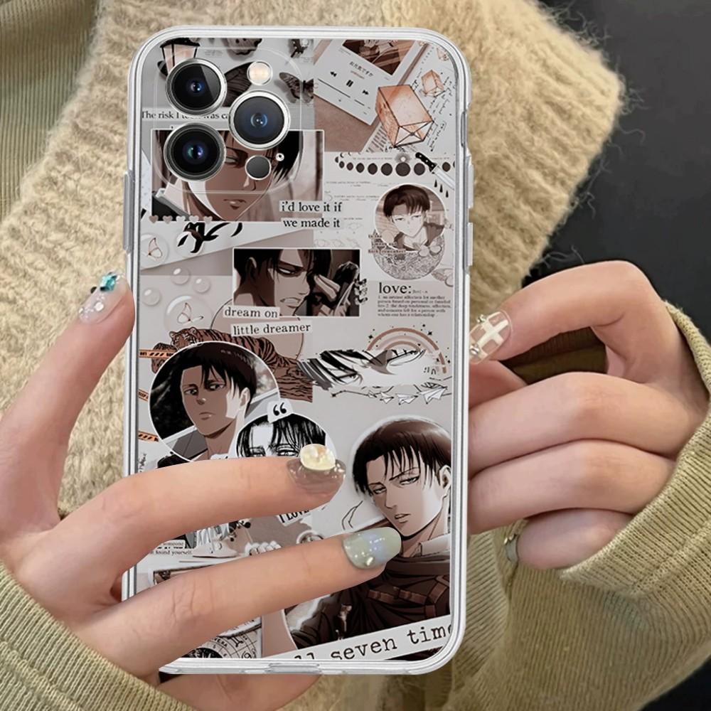 

Anime L-LEVI A-ACKERMAN Mousepad For iPhone 15 14 11 12 13 Mini Pro XS Max Cover 6 7 8 Plus X XR SE 2020 Funda Shell iPhone 15 pro