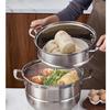 Baisike 28cm 3-Layer Multi-Purpose Steamer Soup Pot