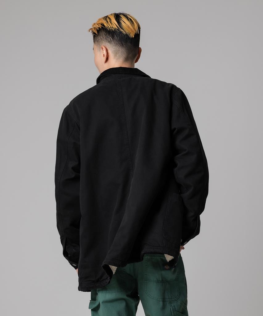 Dickies Duck Canvas Lined Chore Jacket Black