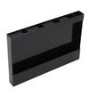 Straw Holder Wall Mount Plastic Reusable Straw Organizer For Cabinet Door Counter Top Black