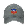 Chile Flag Baseball Cap Cotton Sun Protection Unisex Women's Adjustable Dad Hat