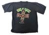 Vintage 80s Large Black GUNS N ROSES Appetite For Destruction Cross T Shirt