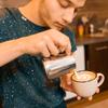 Milk Jug 350ml / 12 Fl, Stainless Steel Milk Pitcher, Milk Frothing Jug For Making Coffee Cappuccino