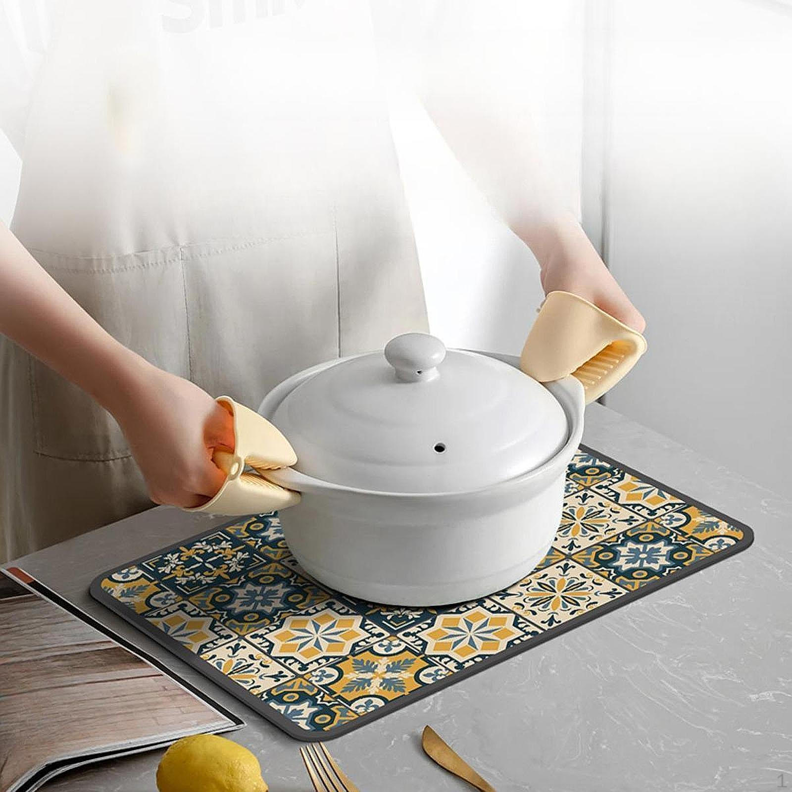 Коврик для сушки посуды сушилка для стола в фермерском доме модная современная сушилка для посуды посуда для темно-оранжевого 1485₽